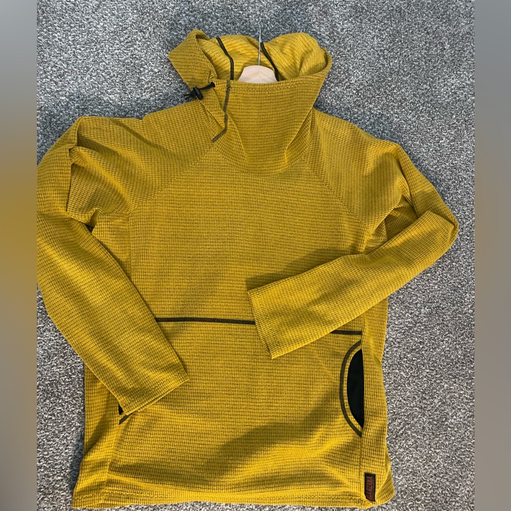 Men’s Melanzana micro grid hoodie